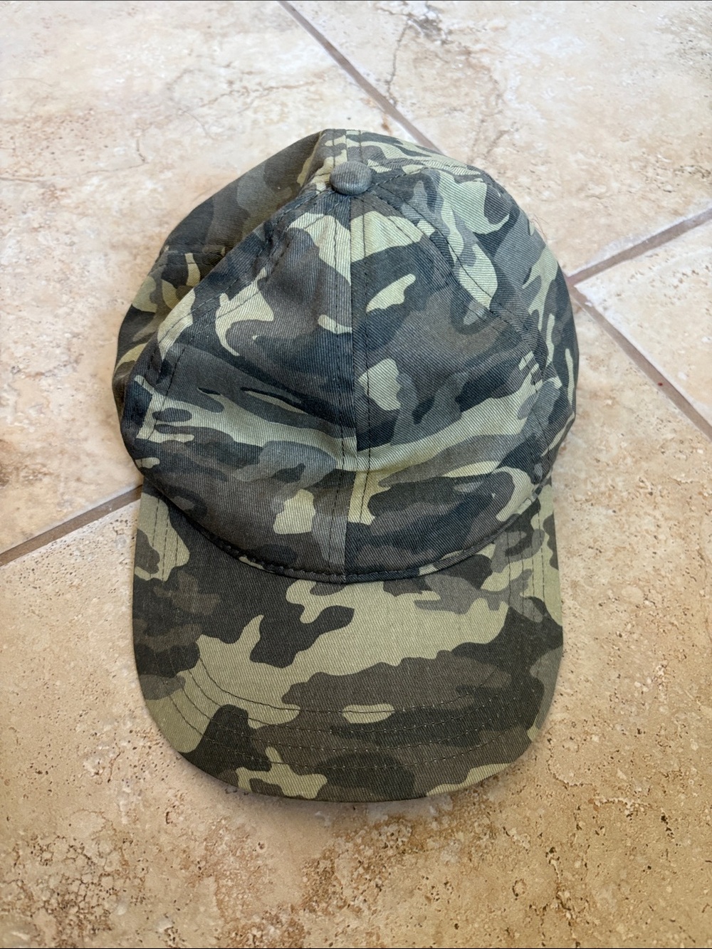 Men's Camouflage Baseball Cap - Green Camo